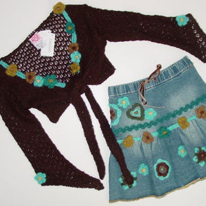 NWT Lipstik Girls Skirt Outfit, sz 4T